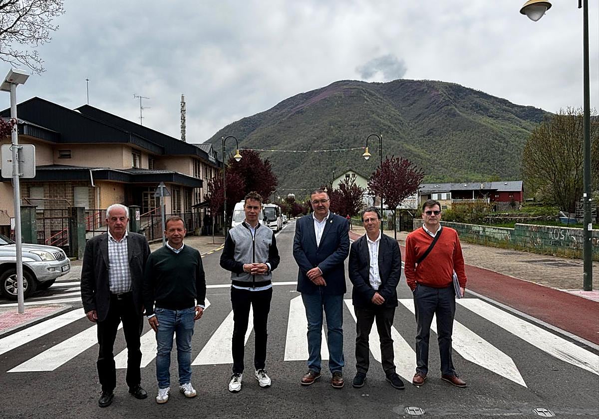 Recepción de las obras en Villablino.