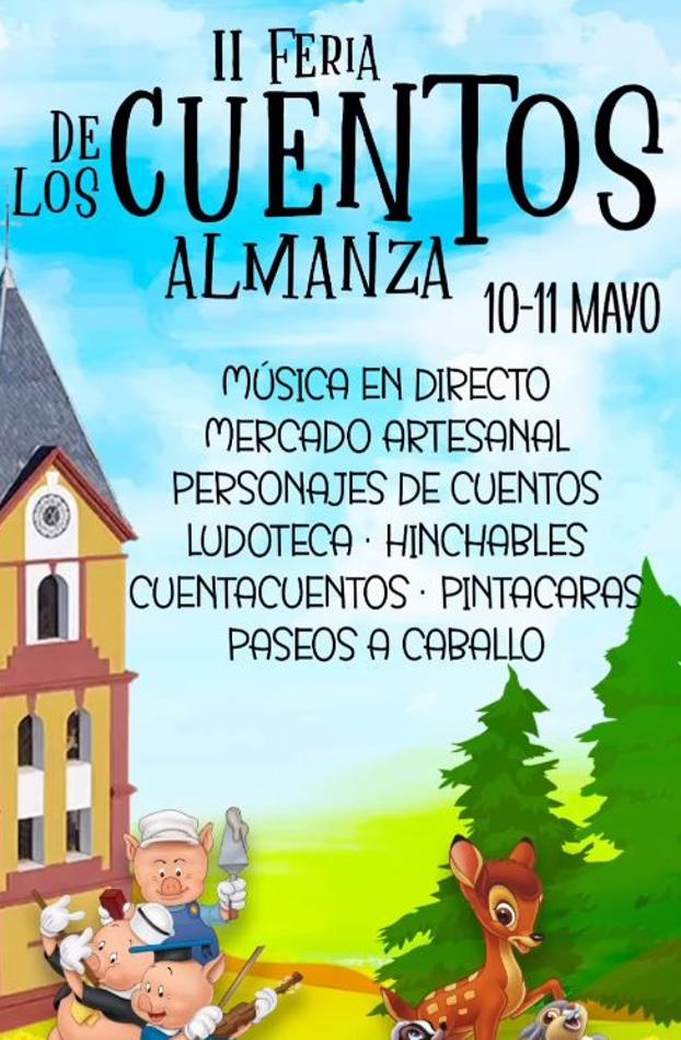 Cartel de la Feria de los Cuentos de Almanza