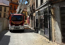 Intervención en la calle Santa Cruz.