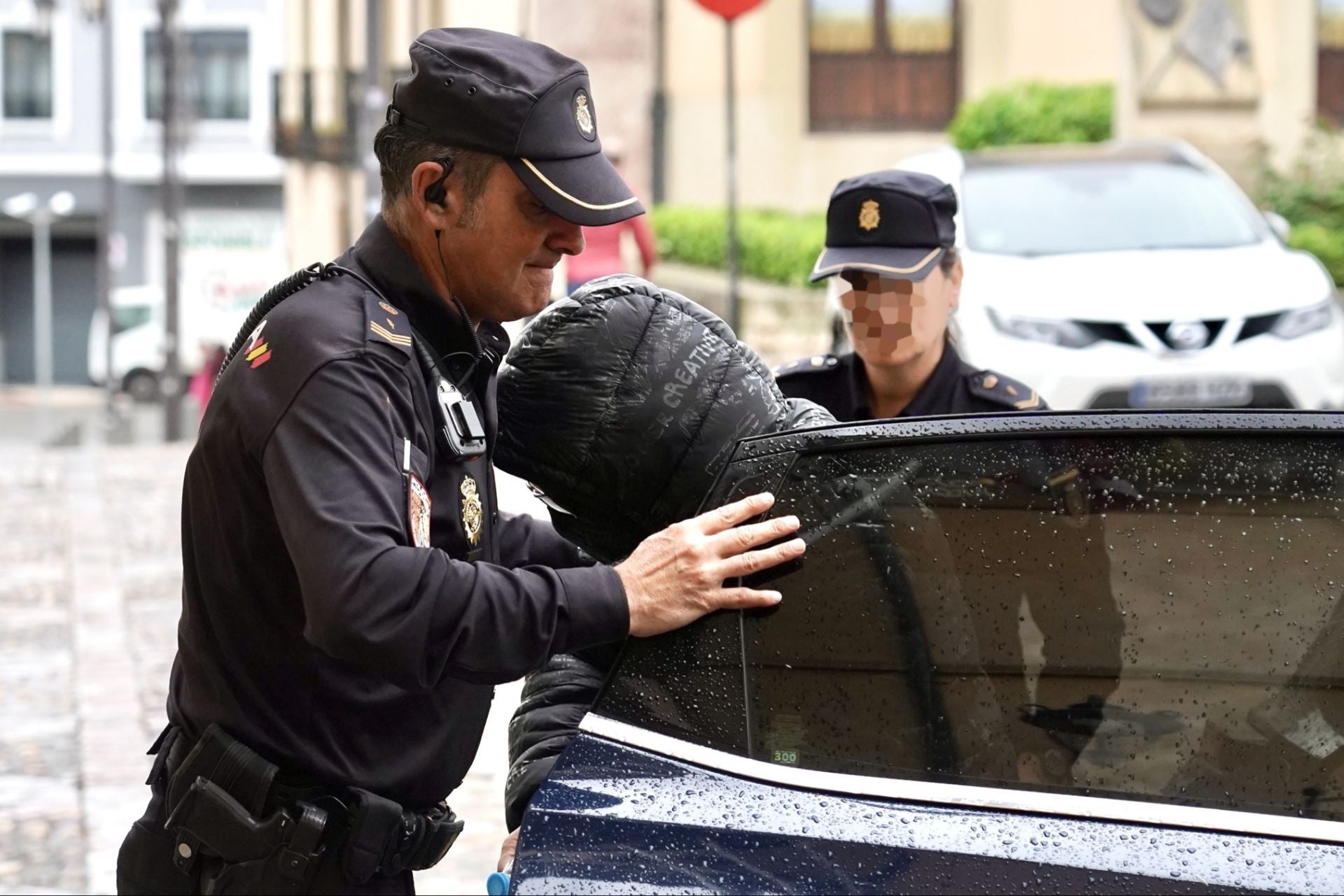 Las imágenes de la acusada de la muerte de una anciana en León