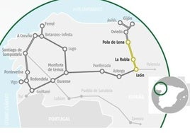 Imagen del futuro Corredor Atléntico.