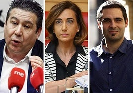 Luis Mariano Santos, Alicia Gallego y Carlos Salgado.