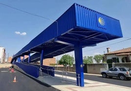 Imagen de archivo de la pasarela de Trobajo del Camino.