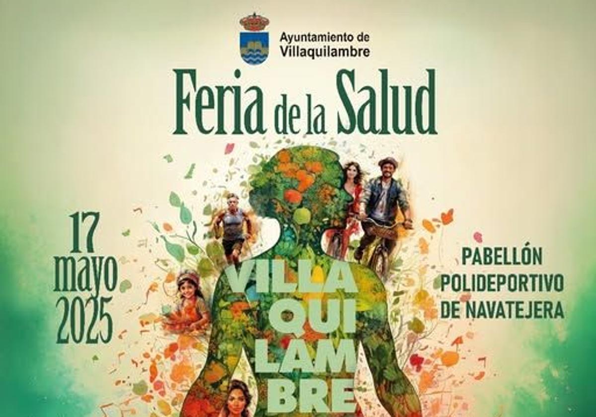 Cartel de la Feria de la Salud de Villaquilambre