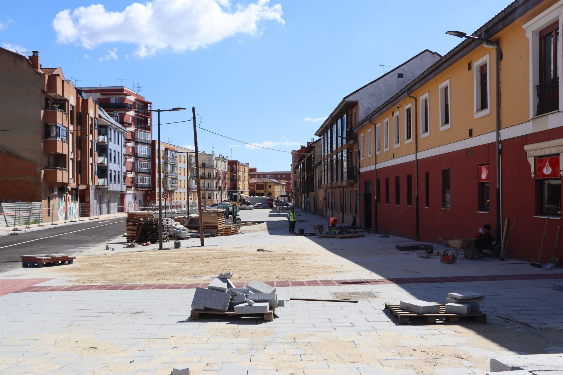 Últimos remates en las obras de la ronda interior en El Espolón