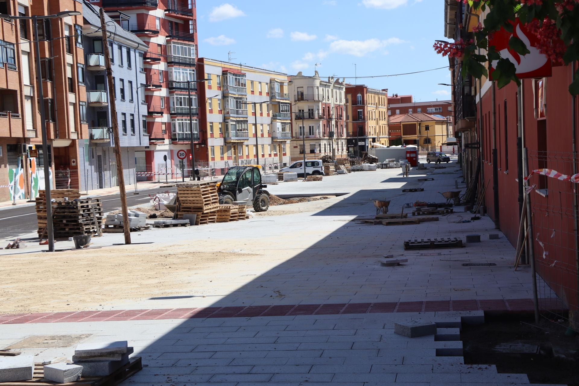 Últimos remates en las obras de la ronda interior en El Espolón