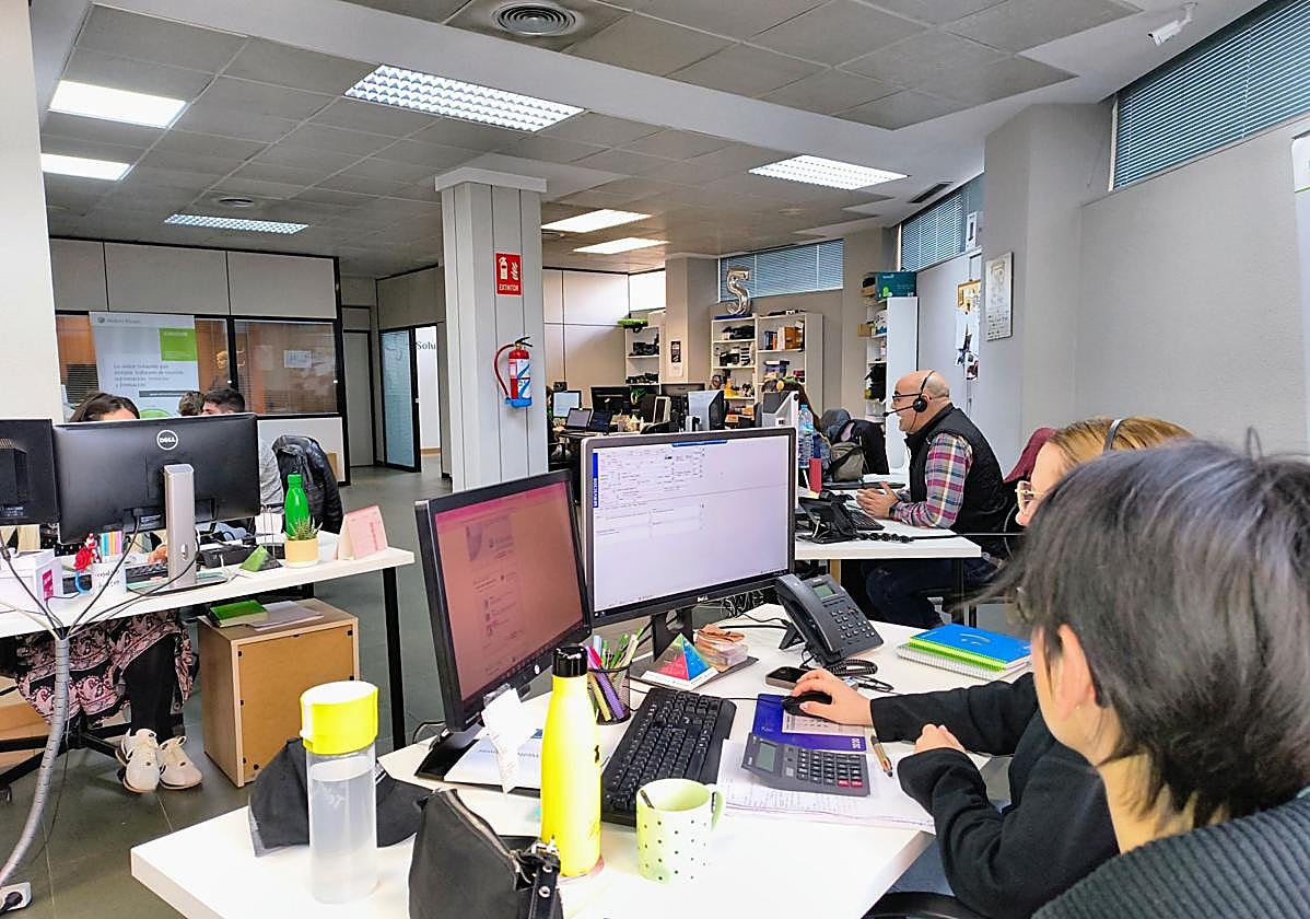 Trabajadores de la empresa Solucyl