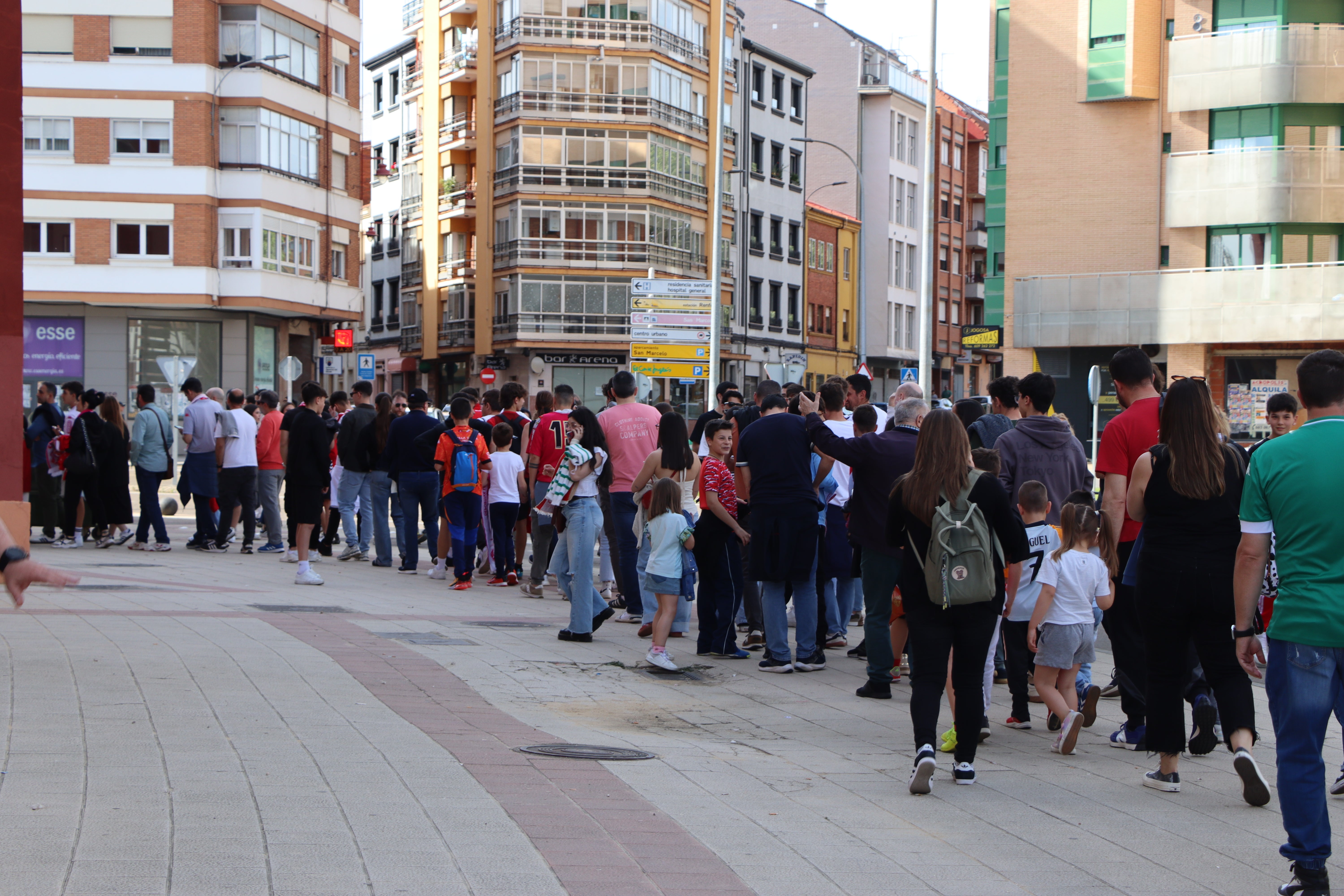 Así se vivió el derbi en el León Arena