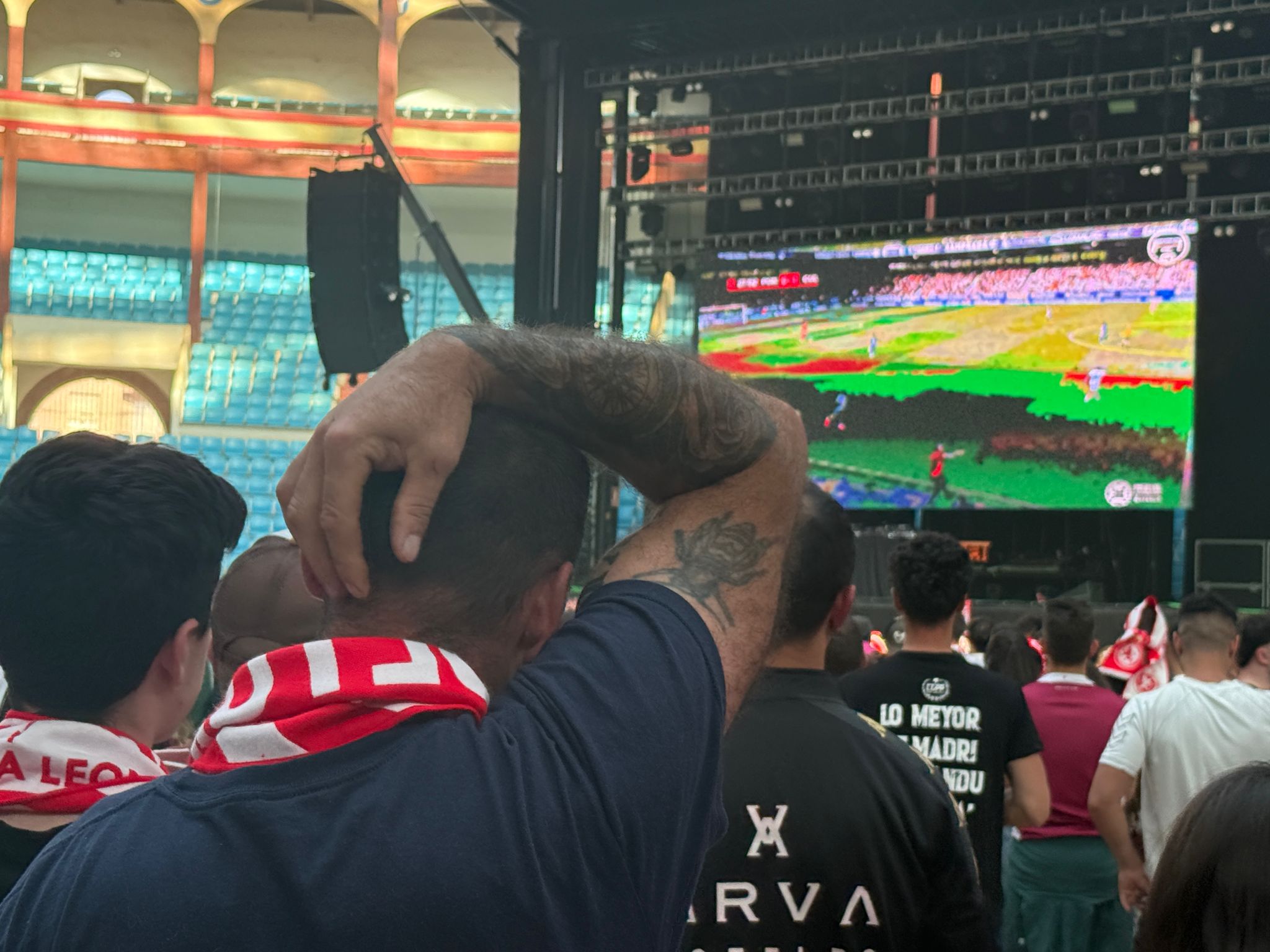 Así se vivió el derbi en el León Arena