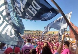 Imagen de archivo de una fiesta celebrada en Almanza.