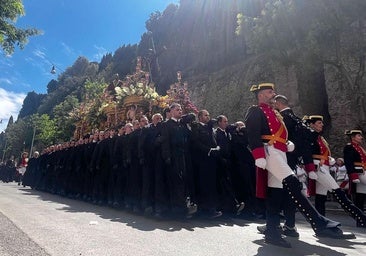 El Nazareno en las calles de Roma.