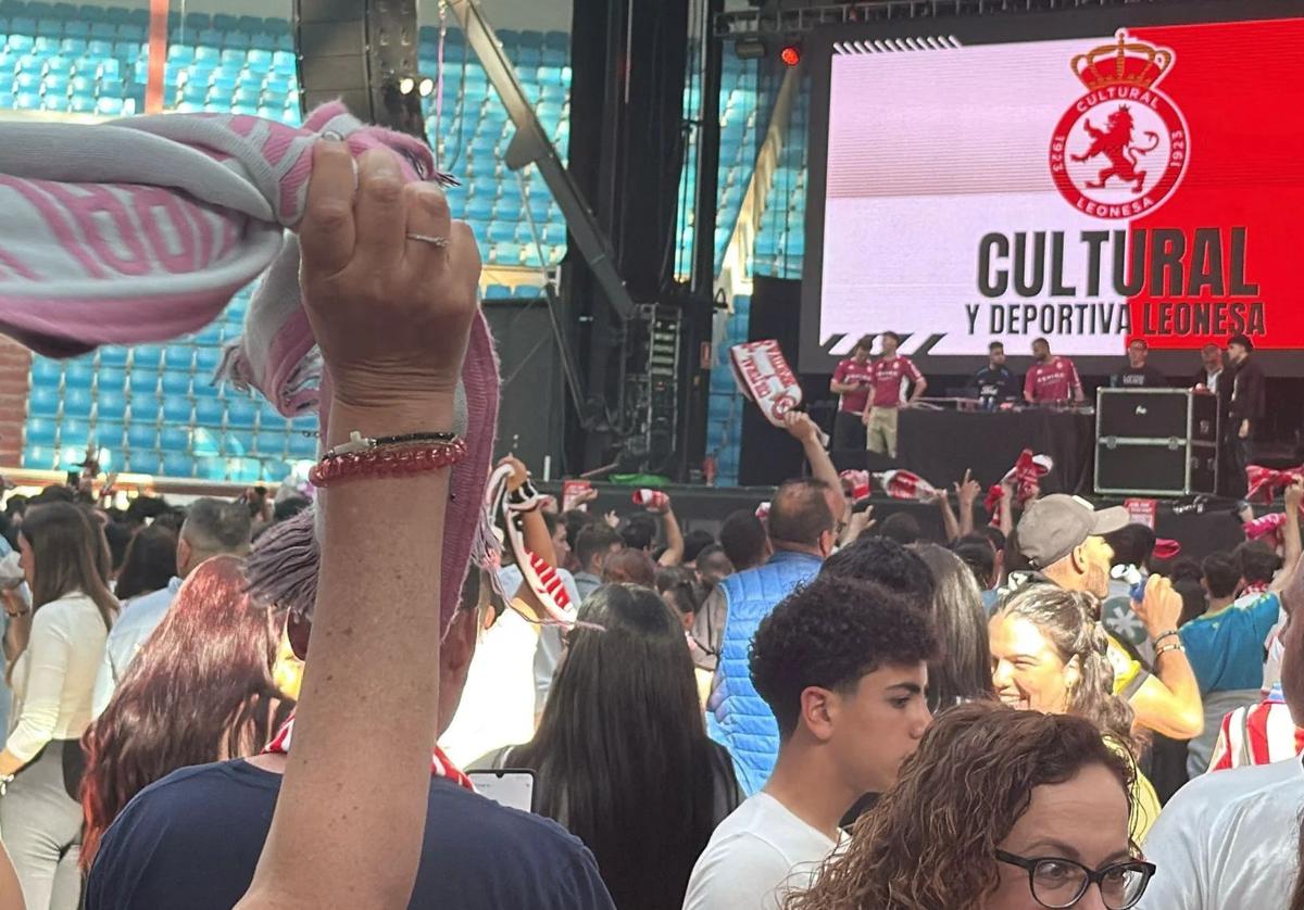 La fanzone de la Cultural el pasado sábado en la plaza de Toros, que volverá a realizarse este fin de semana.