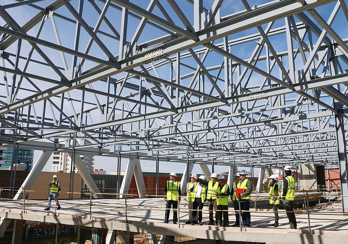 El esqueleto de la Casa del Estudiante.