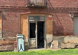 La vivienda expropiada en Los Cubos.