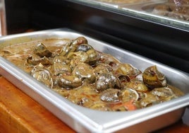 Imagen de los caracoles como tapa.