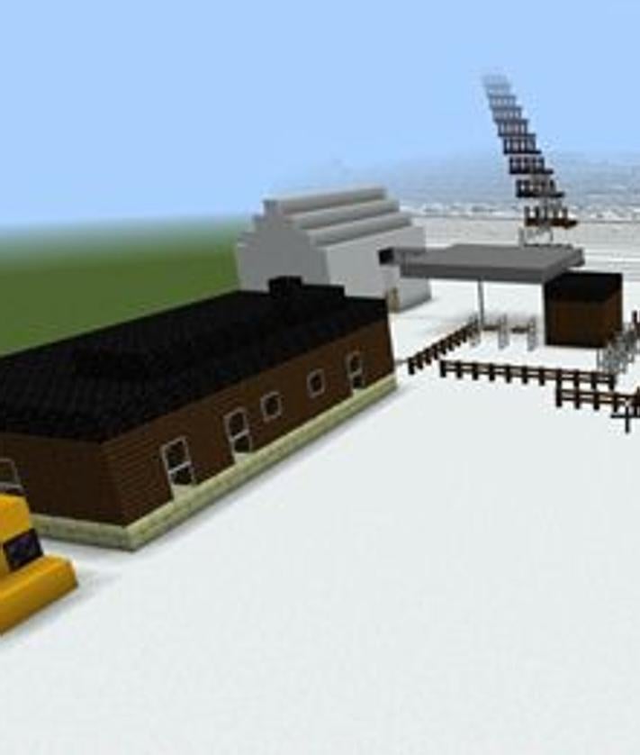 Secondary image 2 - A school recreates the San Isidro ski resort in Minecraft