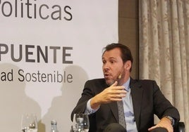 Óscar Puente, ministro de Transportes.