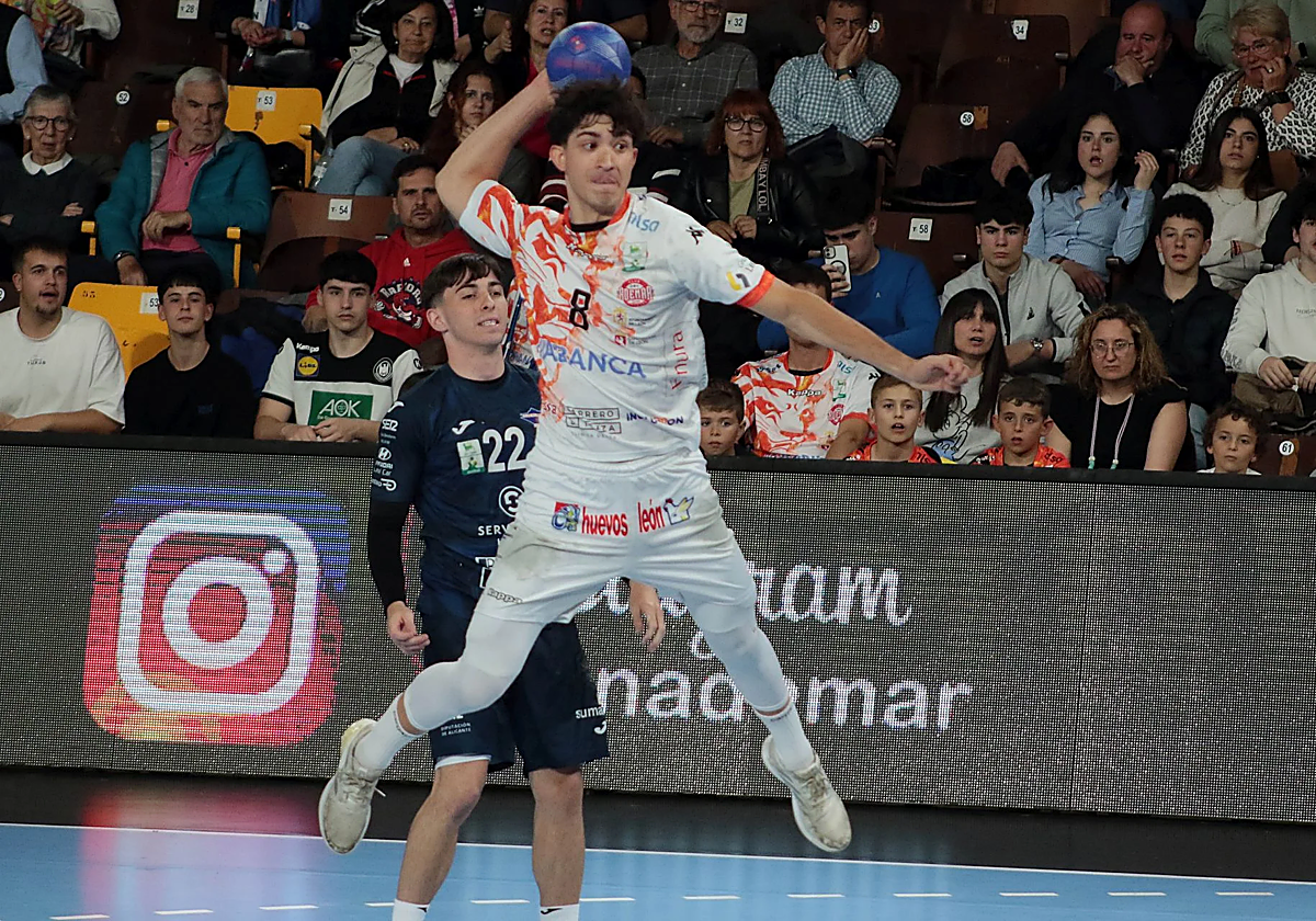 Darío Sanz, en el partido ante Benidorm