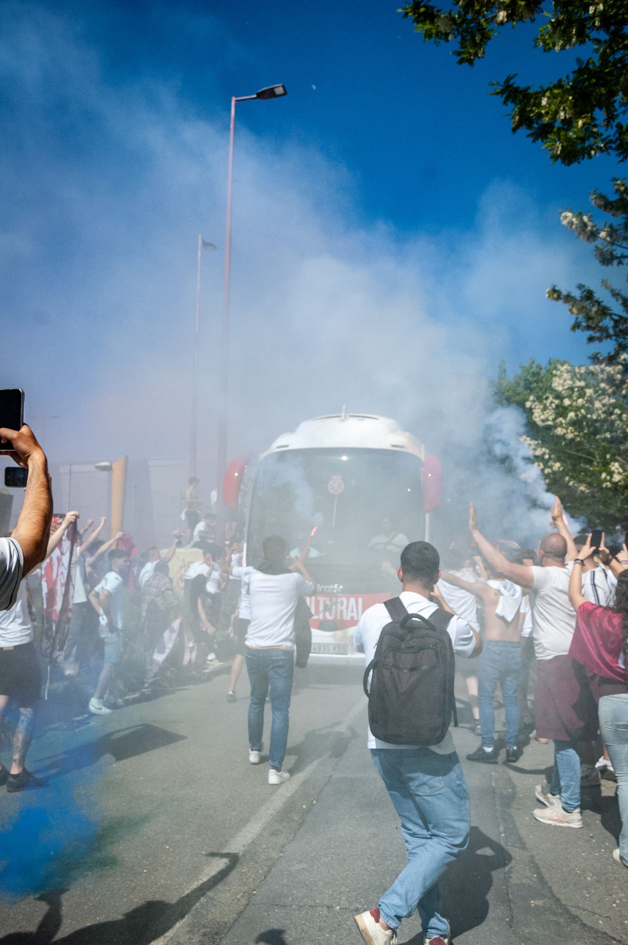 Las imágenes del recibimiento a los jugadores de la Cultural
