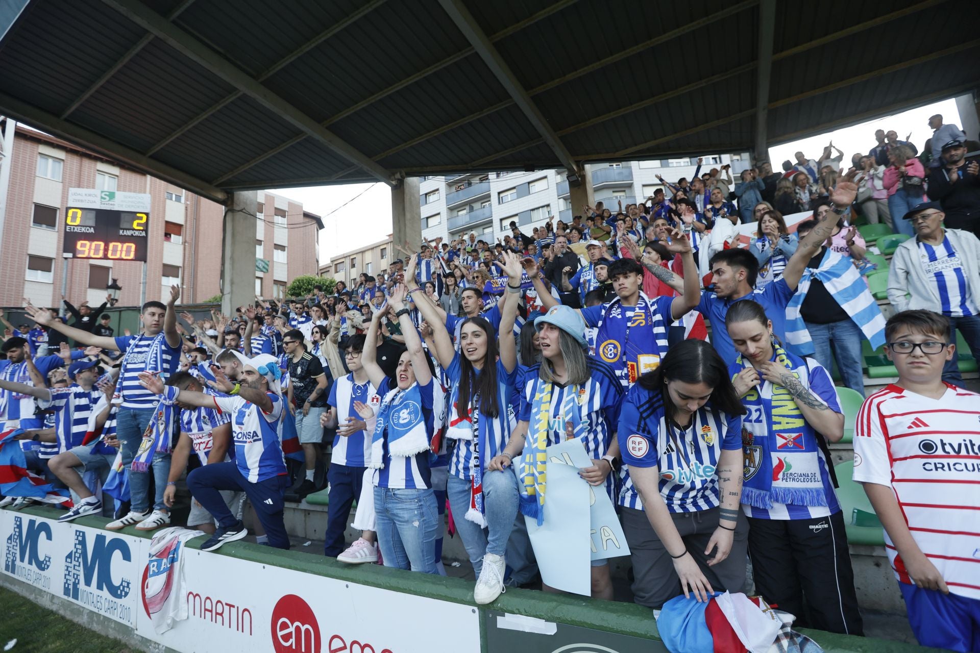 Las imágenes del Sestao-Ponferradina