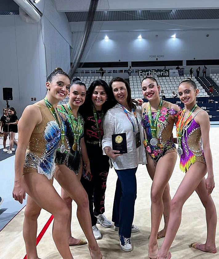 Imagen secundaria 2 - El Club Ritmo da una lección en la Liga Iberdrola