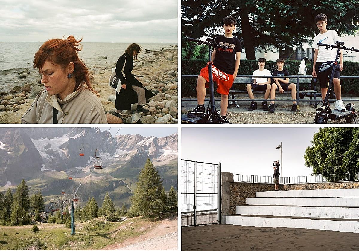 Las cuatro imágenes ganadoras.