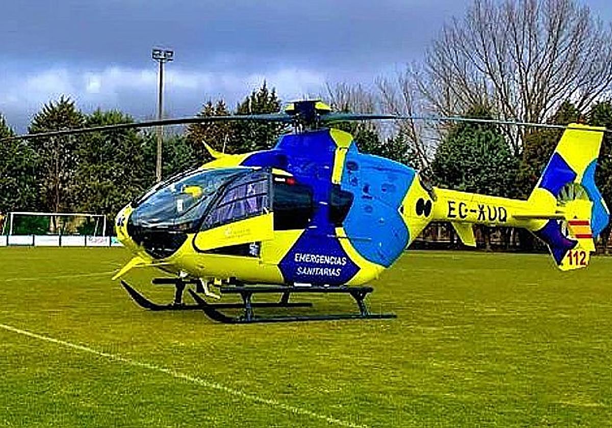 Helicóptero de emergencias.