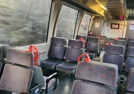 Tren de Feve en circulación.