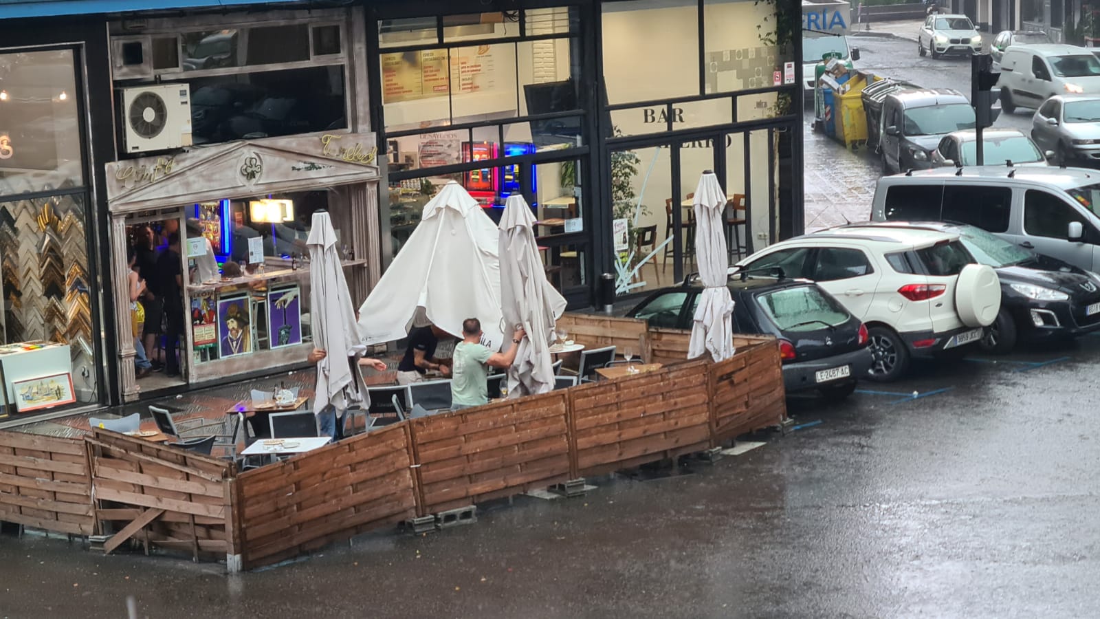 Así se ha vivido la tormenta en la ciudad de León