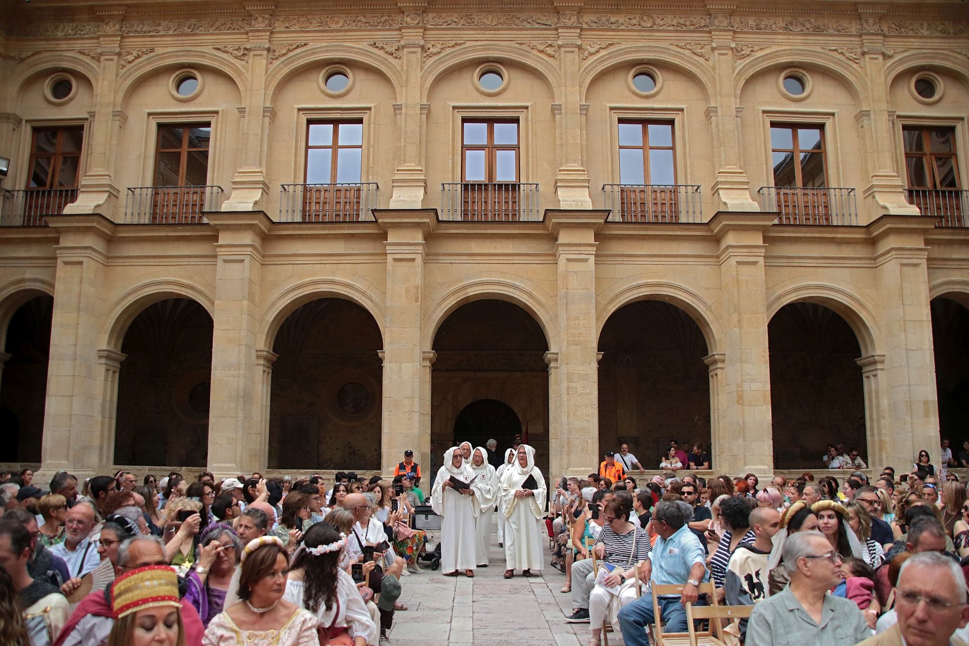 Estas son las imágenes de la representación de las Cortes de 1188