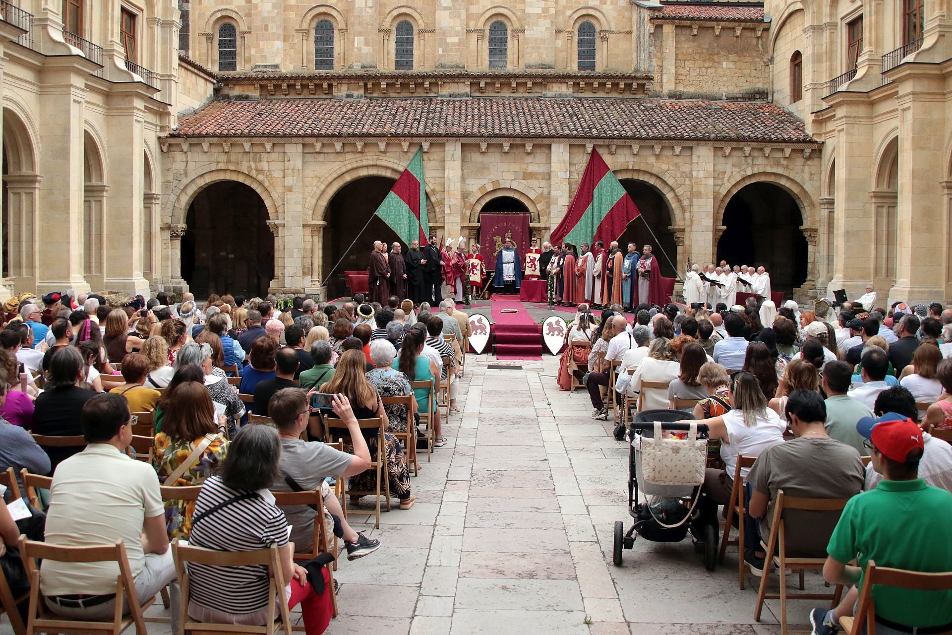 Estas son las imágenes de la representación de las Cortes de 1188