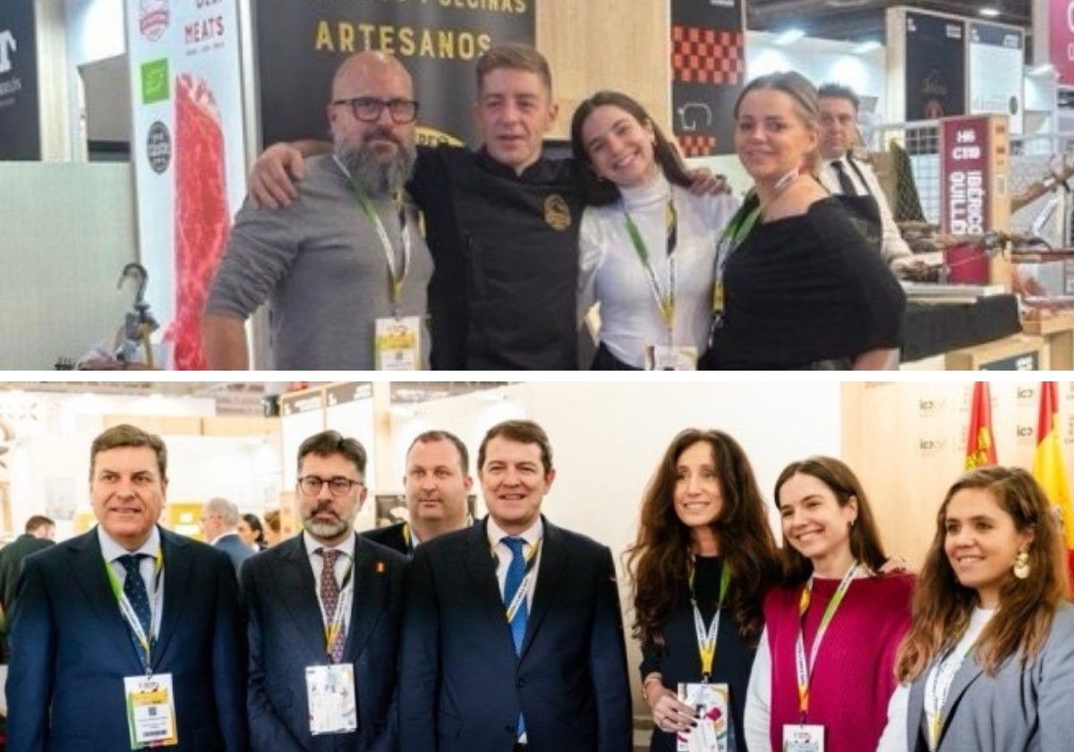 Laura Vega junto a compañeros, amigos y el presidente de la Junta de Castilla y León, Alfonso F. Mañueco