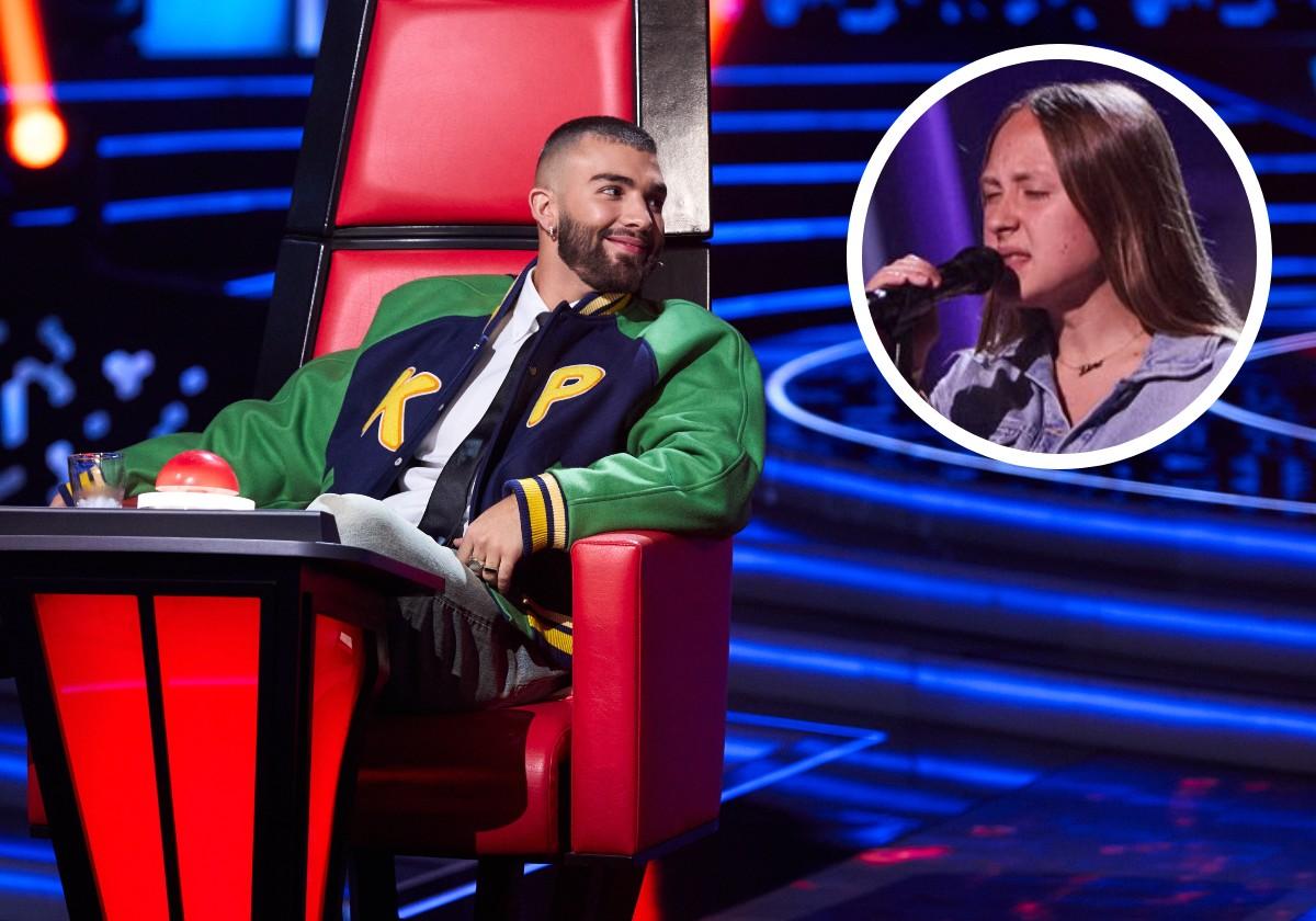 Turizo y Yara, en La Voz Kids.