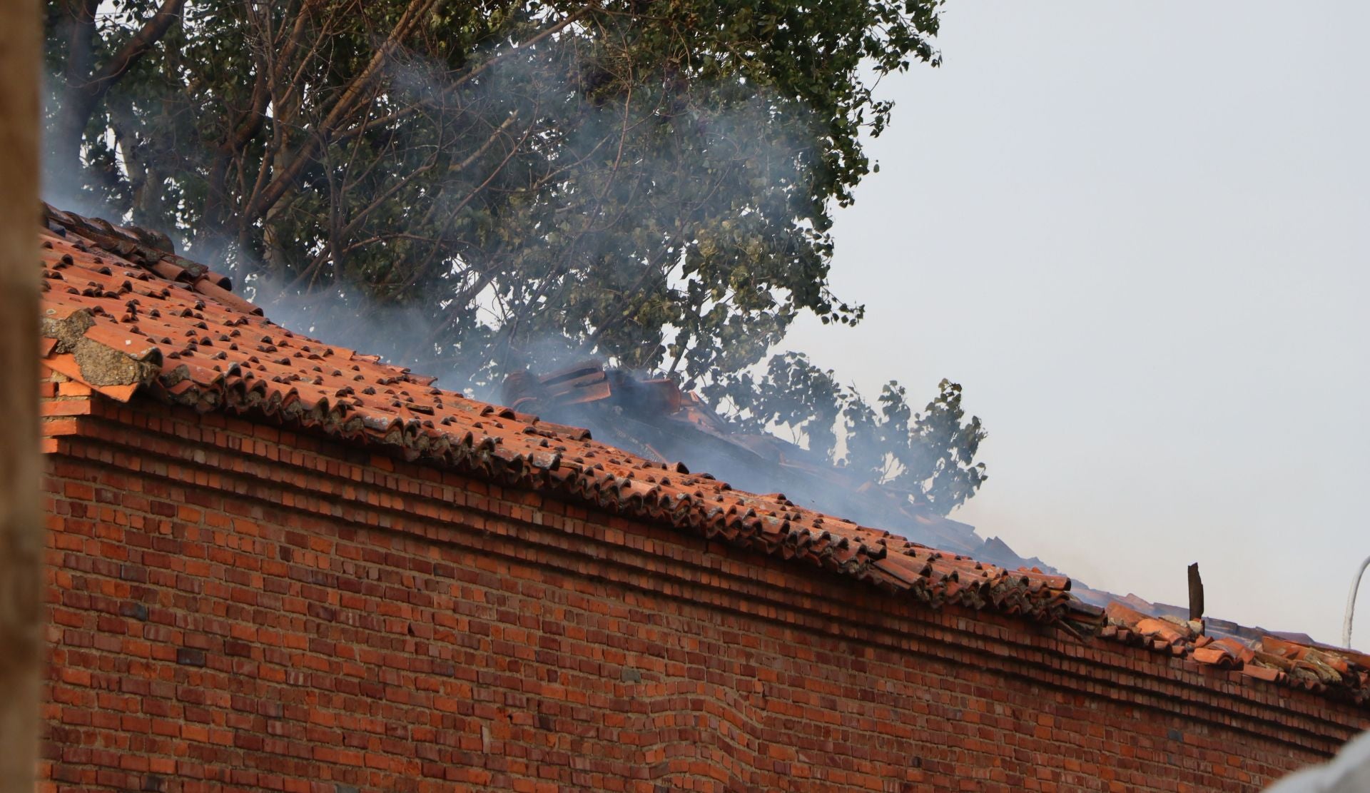 Incendio en un inmueble en San Andrés