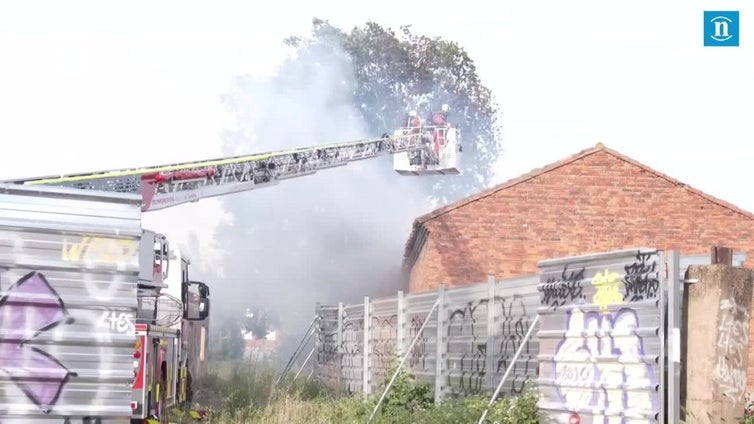 Incendio en un inmueble de San Andrés del Rabanedo hace movilizarse a Bomberos de León