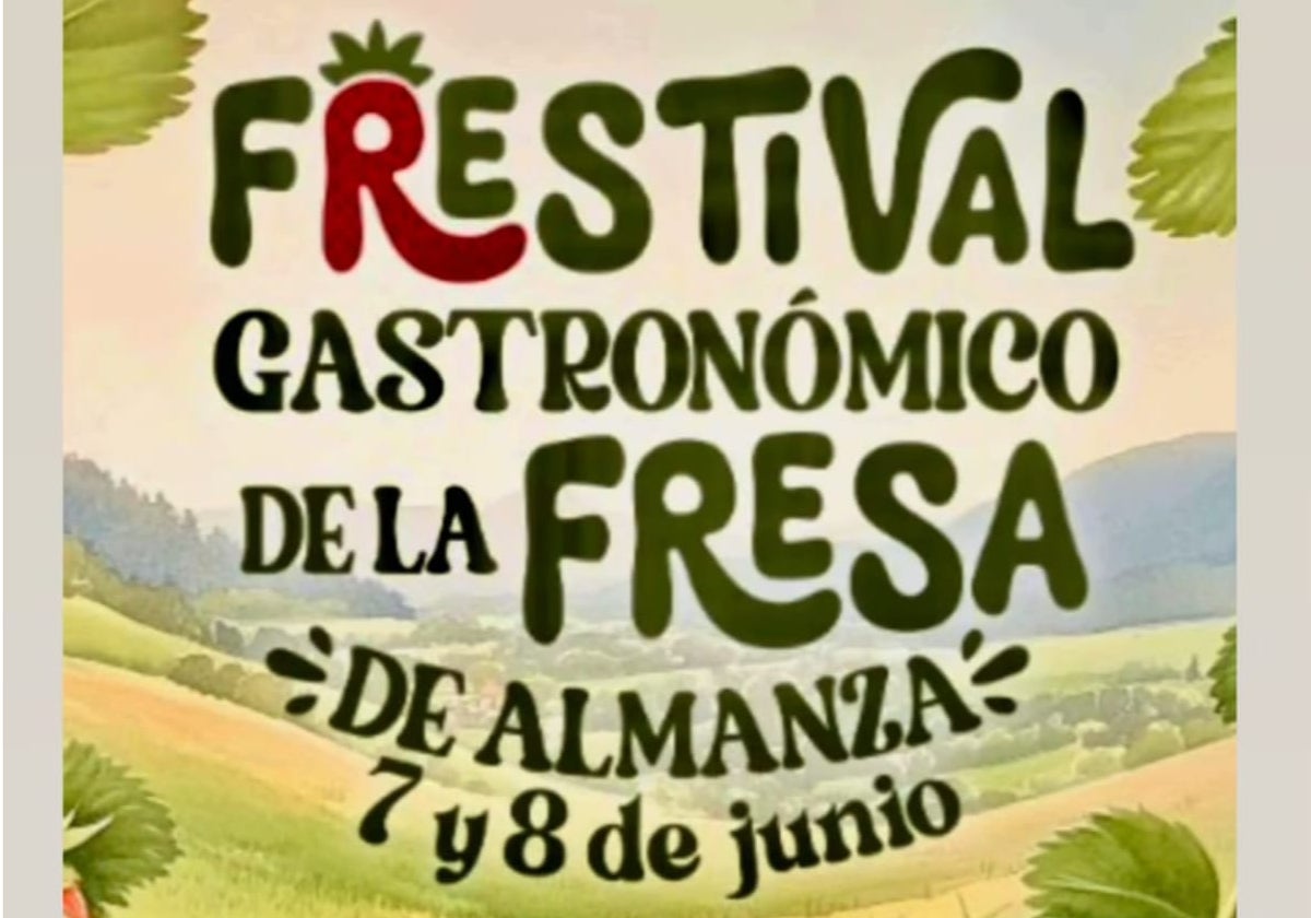 Cartal del Frestival Gastronómico de la Fresa