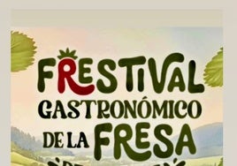 Cartal del Frestival Gastronómico de la Fresa