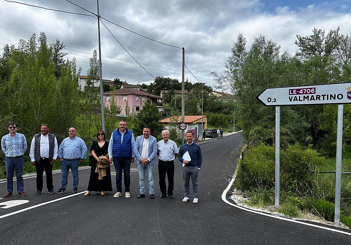 La Diputación de León invierte 114.000 euros en la mejora del acceso a Valmartino