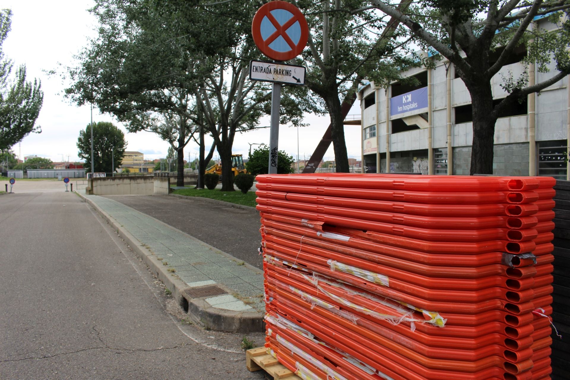 Comienzan las obras en el entorno del estadio Reino de León