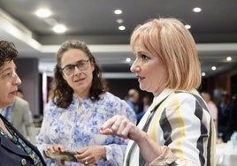 La consejera de Industria, Comercio y Empleo, Leticia García, en la mesa redonda 'Emprendimiento y empleo: el futuro de Castilla y León'.