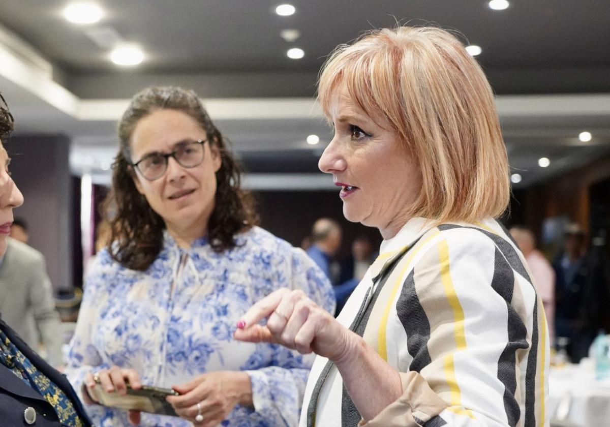 La consejera de Industria, Comercio y Empleo, Leticia García, en la mesa redonda 'Emprendimiento y empleo: el futuro de Castilla y León'.