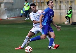 Víctor Ruiz, en un partido con la Cultural.