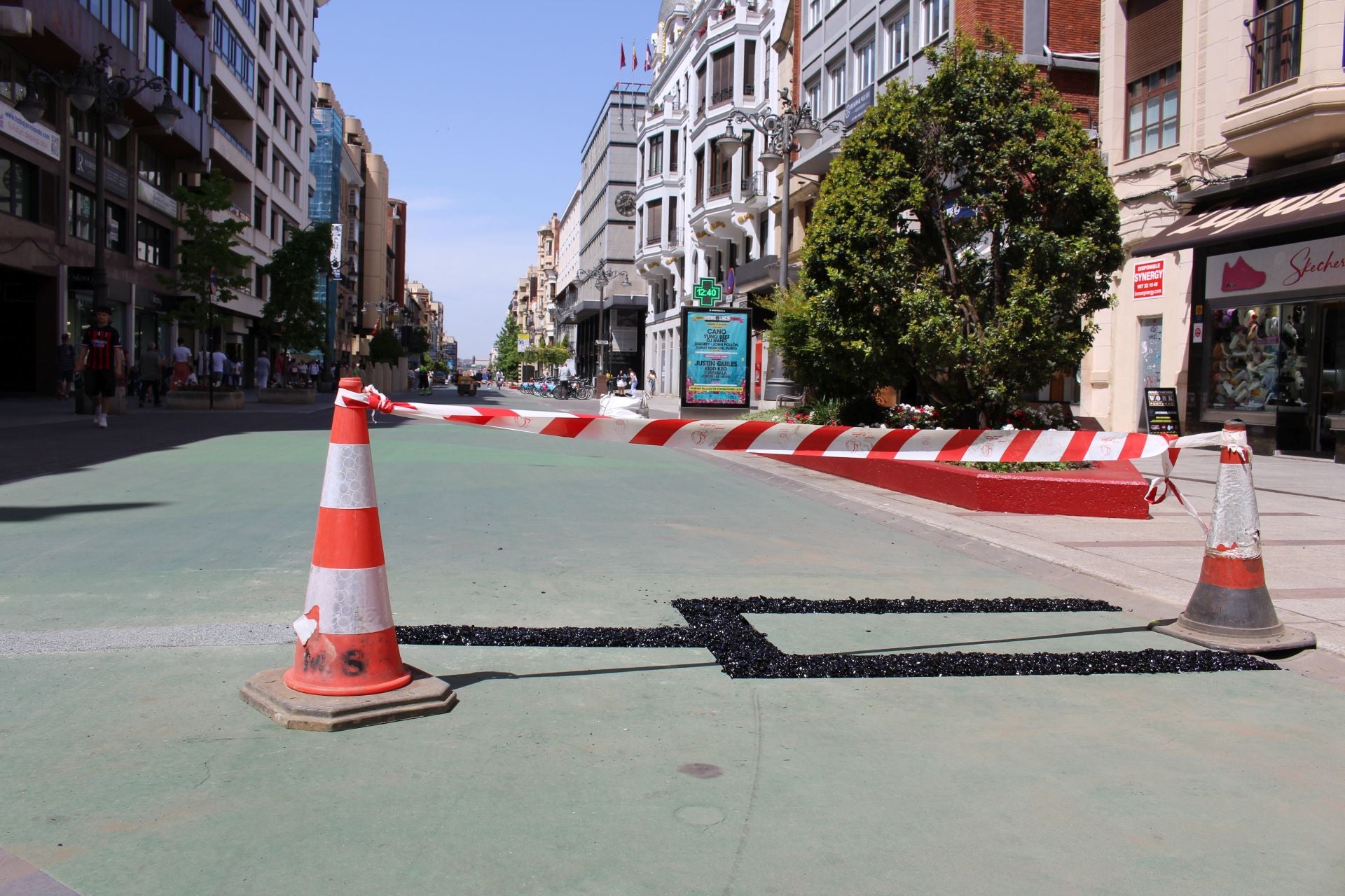 Las obras de reparación en Ordoño II