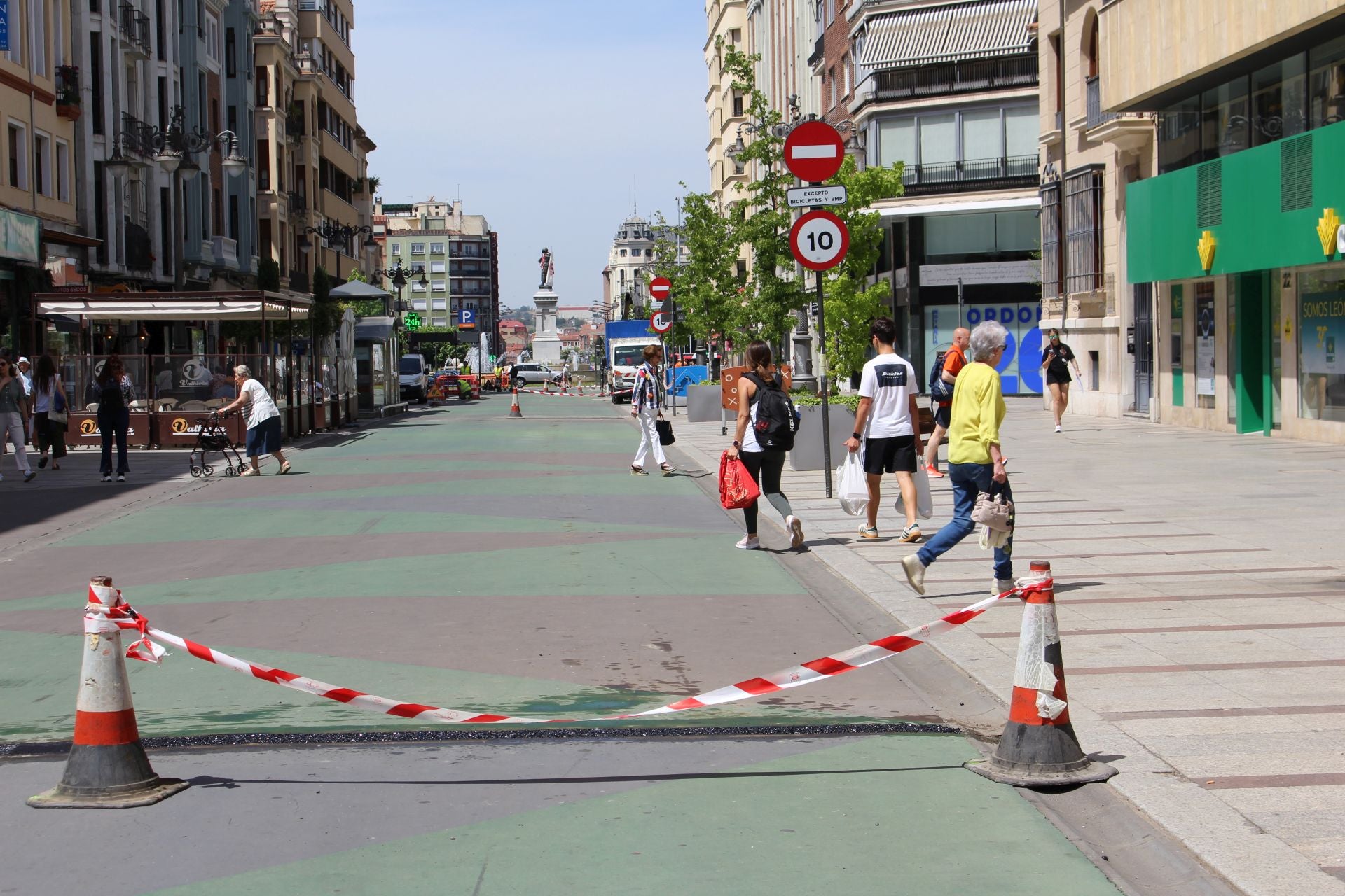 Las obras de reparación en Ordoño II