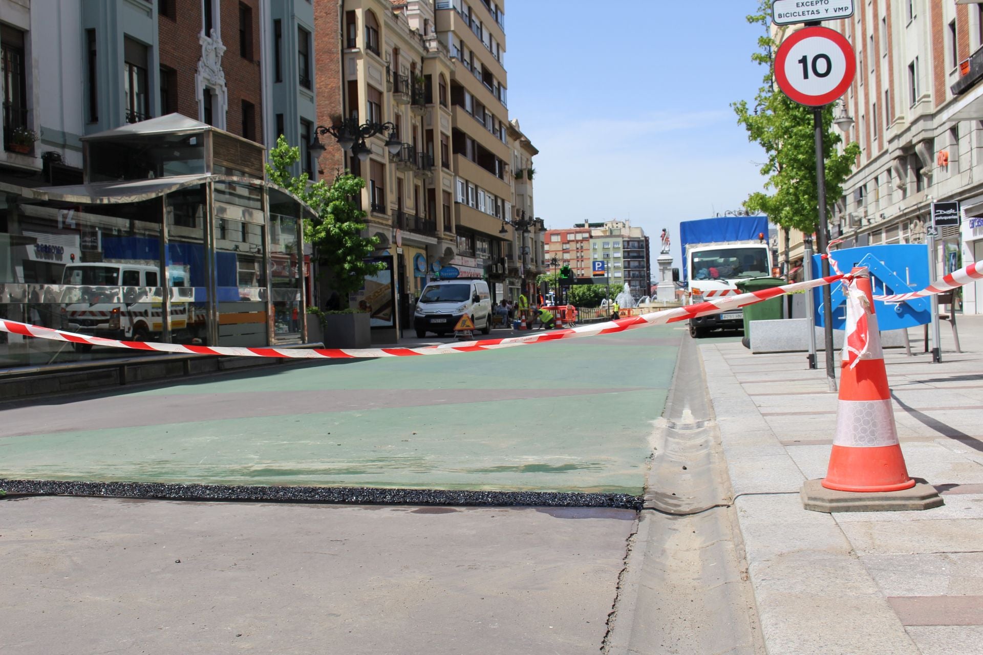 Las obras de reparación en Ordoño II