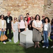 Los alumnos de francés de la Escuela de Idiomas de León en la Era del Moro.