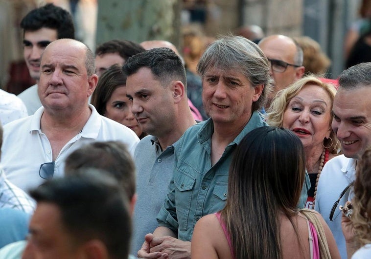 Carlos Martínez y Javier Alfonso Cendón en la manifestación en León contra el ERE de Azucarera.