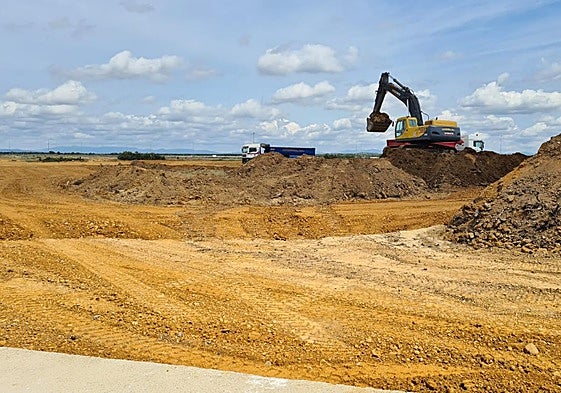 Obras de ampliación en el Polígono industrial de Villadangos.