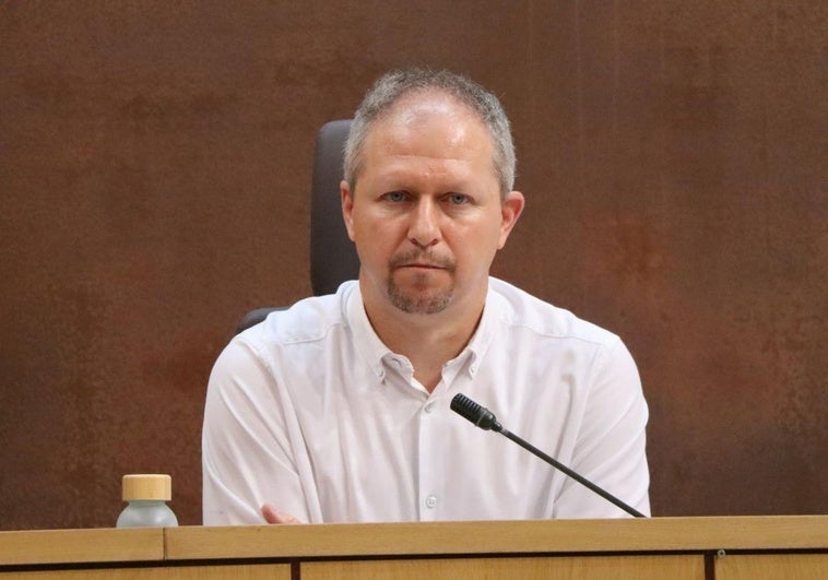 Imagen de Jorge Pérez antes de dejar el cargo de alcalde de Villaquilambre.