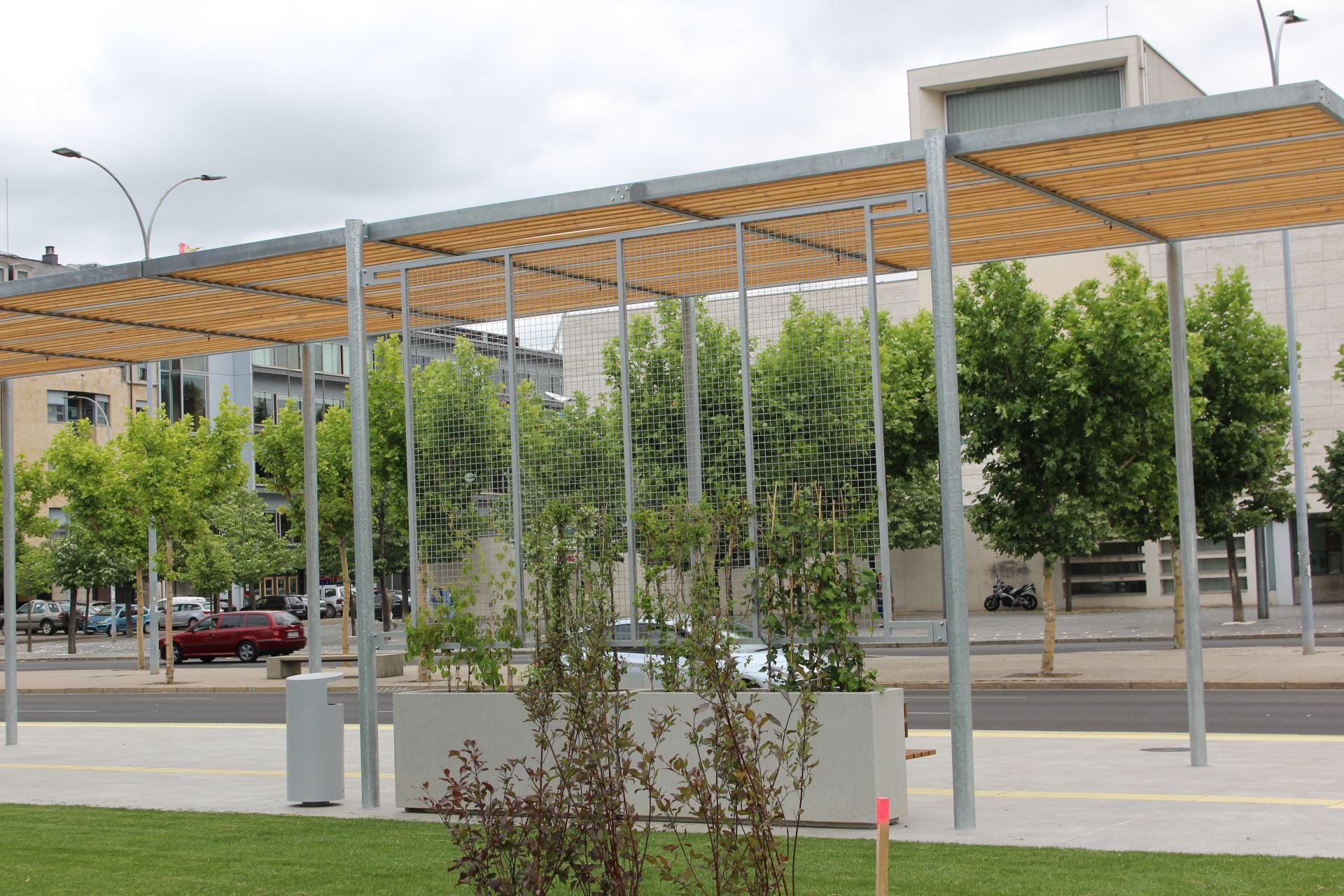 La nueva pérgola bioclimática en Pendones Leoneses